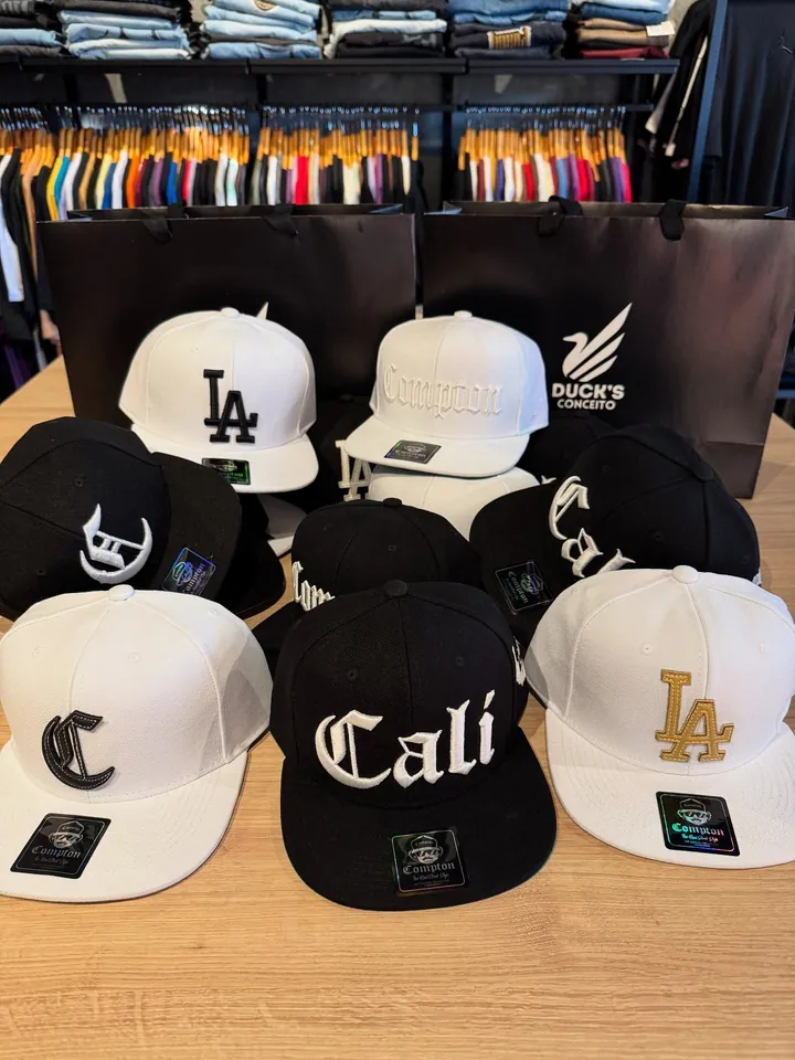 Bonés LA, Cali e mais – Duck's Conceito