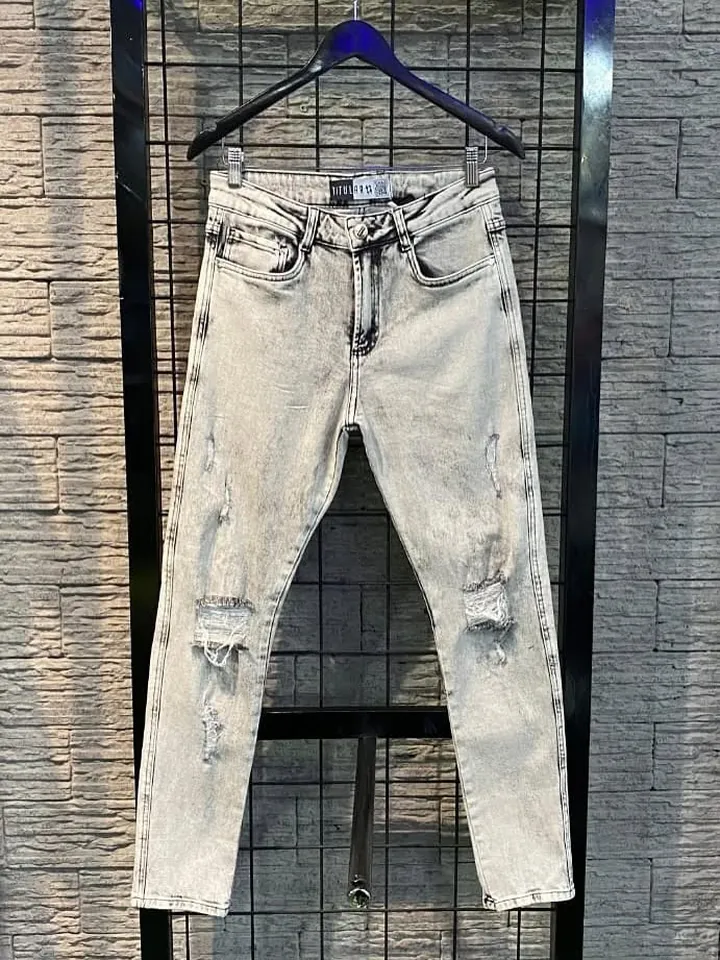 Calça jeans destroyed – Duck's Conceito