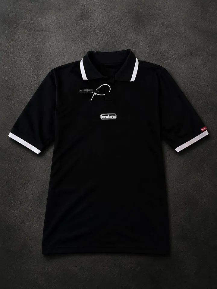 Polo preta listrada – Duck's Conceito